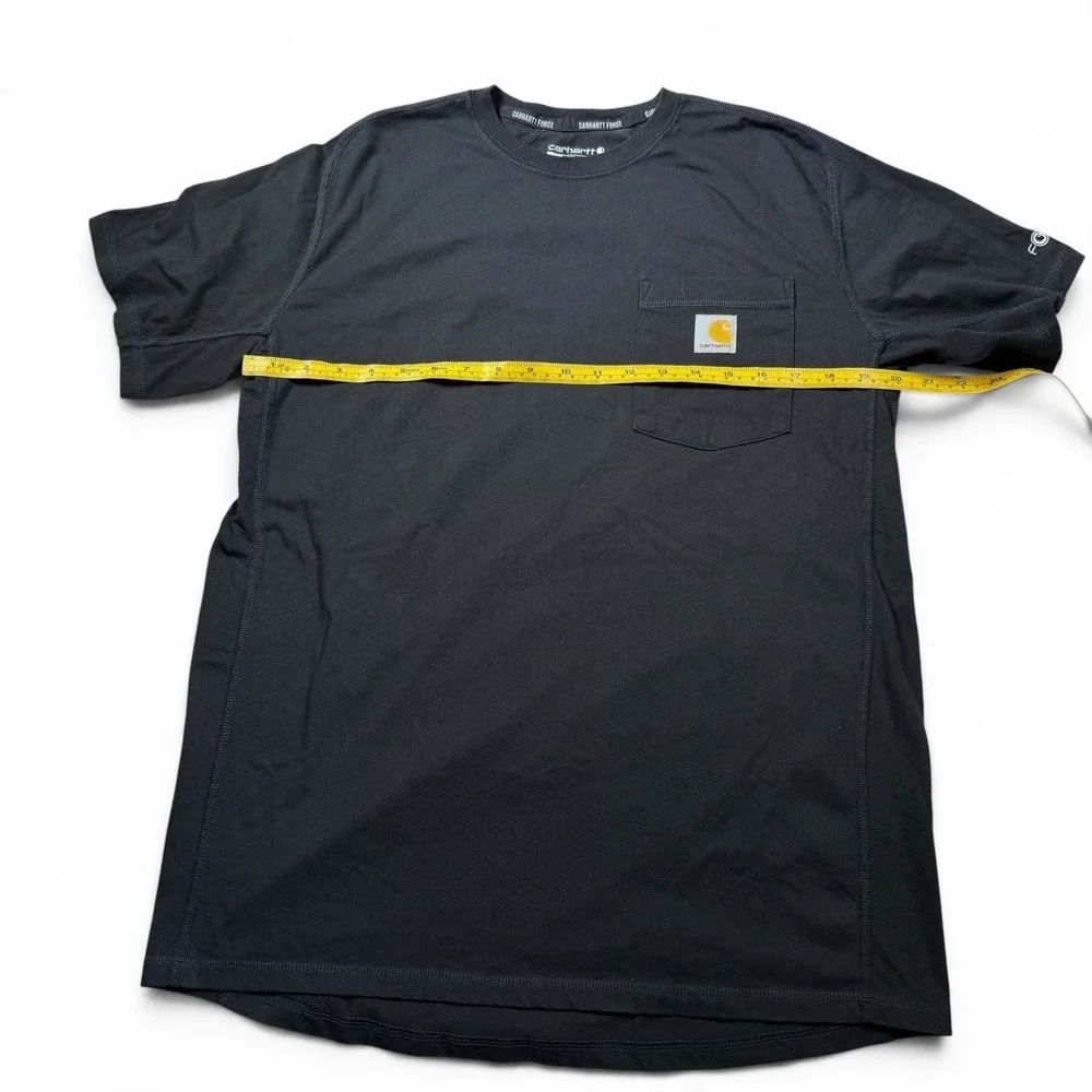 Carhartt Force Shirt Men's Medium Black Relaxed Fit Lightweight